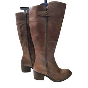 Born‎ Fannar Leather Knee High Boot New store display Woman's Size 7